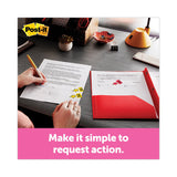 Post-it® Flags Page Flags in Dispenser, "Sign Here", Yellow, 200 Flags/Dispenser (MMM680HVSH) Pack of 200