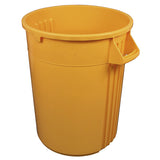 Impact® Gator® Plus Trash Container, 32 Gallon, 6/Case, Yellow (IMP7732-16) Case of 6