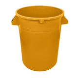 Impact® Gator® Plus Trash Container, 32 Gallon, 6/Case, Yellow (IMP7732-16) Case of 6