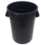 Impact® Gator® Plus Trash Container, 32 Gallon, 6/Case, Black (IMP7732-5) Case of 6
