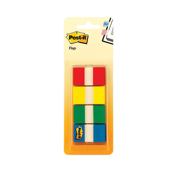 Post-it® Flags Page Flags in Portable Dispenser, Assorted Primary, 160 Flags/Dispenser (MMM680RYGB2)