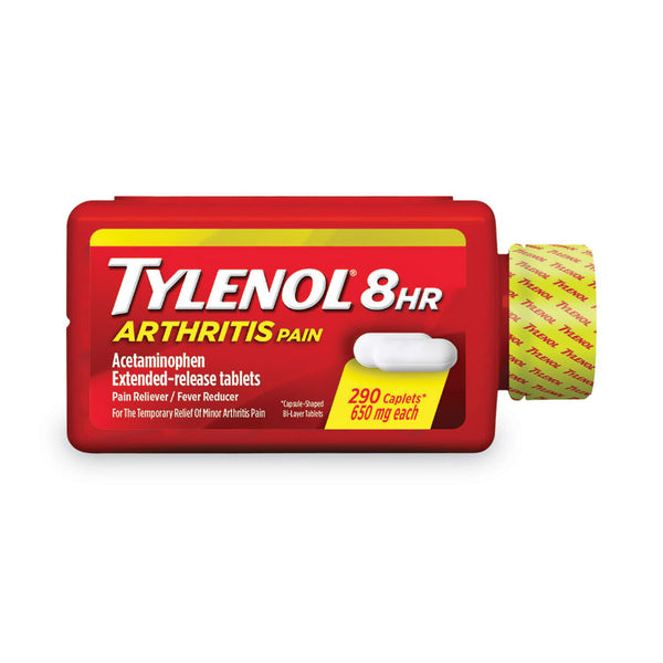 Tylenol® 8-Hour Arthritis Pain Extended Release Tablets, 650 mg, 290/Bottle, Ships in 1-3 Business Days (GRR22000640)