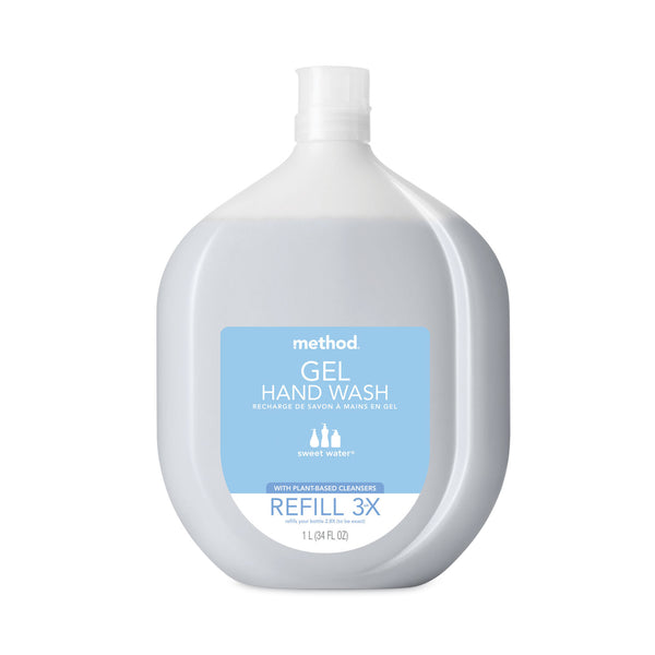 Method® Gel Hand Wash Refill Tub, Sweetwater Scent, 34 oz, 4/Carton (MTH378682) Case of 4