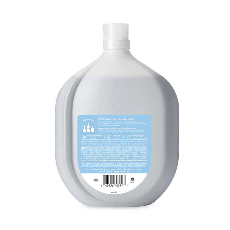Method® Gel Hand Wash Refill Tub, Sweetwater Scent, 34 oz, 4/Carton (MTH378682) Case of 4