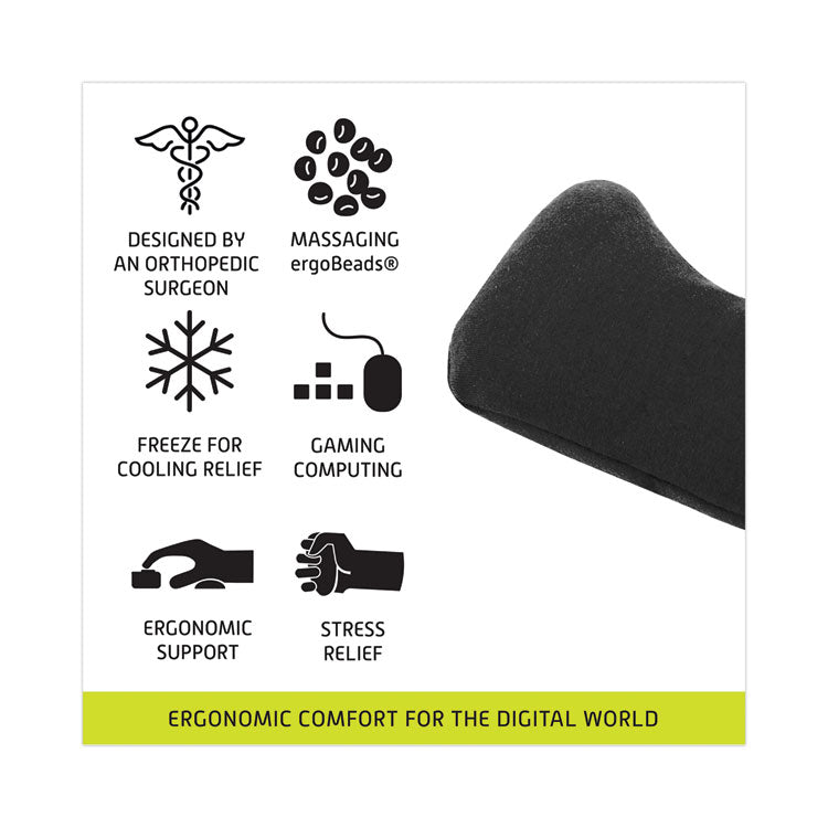 IMAK® Ergo Mouse Wrist Cushion, 5.75 x 3.75, Black (IMAA10165)