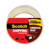 Scotch® 3750 Commercial Grade Packaging Tape with ST-181 Pistol-Grip Dispenser, 3" Core, 1.88" x 54.6 yds, Clear, 36/Carton (MMM3750CS36ST)