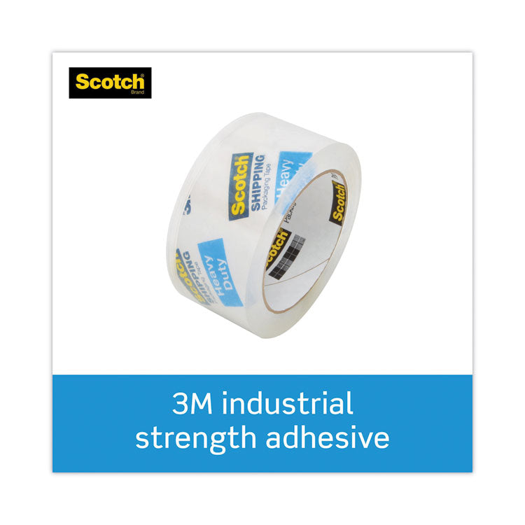 Scotch® 3850 Heavy-Duty Packaging Tape, 3" Core, 1.88" x 54.6 yds, Clear (MMM3850)