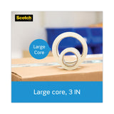 Scotch® 3850 Heavy-Duty Packaging Tape, 3" Core, 1.88" x 54.6 yds, Clear (MMM3850)