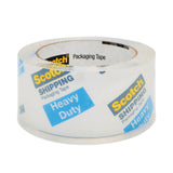 Scotch® 3850 Heavy-Duty Packaging Tape, 3" Core, 1.88" x 54.6 yds, Clear, 36/Carton (MMM3850CS36)