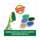 Scotch-Brite Heavy-Duty Dishwand Refills, 2.9" x 2.2", 2/Pack, Green (MMM4817RSC) Pack of 2