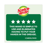 Scotch-Brite Heavy-Duty Dishwand Refills, 2.9" x 2.2", 2/Pack, Green (MMM4817RSC) Pack of 2