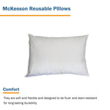 McKesson Bed Pillow 21 X 27 Inch White Reusable (948958_EA) 1/EA