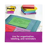 Post-it® Notes Super Sticky Pads in Playful Primary Collection Colors, Note Ruled, 4" x 4", 90 Sheets/Pad, 6 Pads/Pack (MMM6756SSAN) Pack of 6