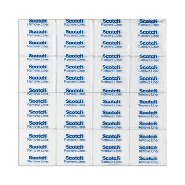 Scotch® Removable Clear Mounting Squares, Holds Up to 0.33 lbs, 0.69 x 0.69, Clear, 35/Pack (MMM859)