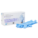 McKesson Confiderm® 6.5CX Exam Glove Large NonSterile Nitrile Extended Cuff Length Textured Fingertips Blue Chemo Tested (921608_BX) 100/BX