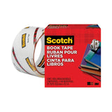 Scotch® Book Tape, 3" Core, 2" x 15 yds, Clear (MMM8452)