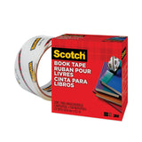 Scotch® Book Tape, 3" Core, 2" x 15 yds, Clear (MMM8452)