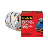 Scotch® Book Tape, 3" Core, 3" x 15 yds, Clear (MMM8453)