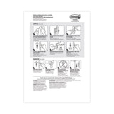 Command™ General Purpose Hooks, Large, Plastic, White, 5 lb Capacity, 14 Hooks and 16 Strips/Pack (MMM17003MPES) Each