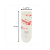 Command™ Poster Strips, Removable, Holds Up to 1 lb per Pair, 1.63 x 2.75, White, 256/Pack (MMM17024S256NA) Pack of 256