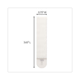Command™ Picture Hanging Strips, Removable, Holds Up to 4 lbs per Pair, 0.5 x 3.63, White, 4 Pairs/Pack (MMM17206ES) Pack of 4