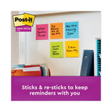 Post-it® Notes Super Sticky Pads in Energy Boost Collection Colors, 3" x 3", 90 Sheets/Pad, 12 Pads/Pack (MMM65412SSUC) Pack of 12