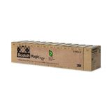 Scotch® Magic Greener Tape, 1" Core, 0.75" x 75 ft, Clear, 12/Pack (MMM81212P)