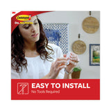 Command™ General Purpose Hooks Multi-Pack, Medium, Plastic, White, 3 lb Capacity, 6 Hooks and 12 Strips/Pack (MMM170016ES) Pack of 6