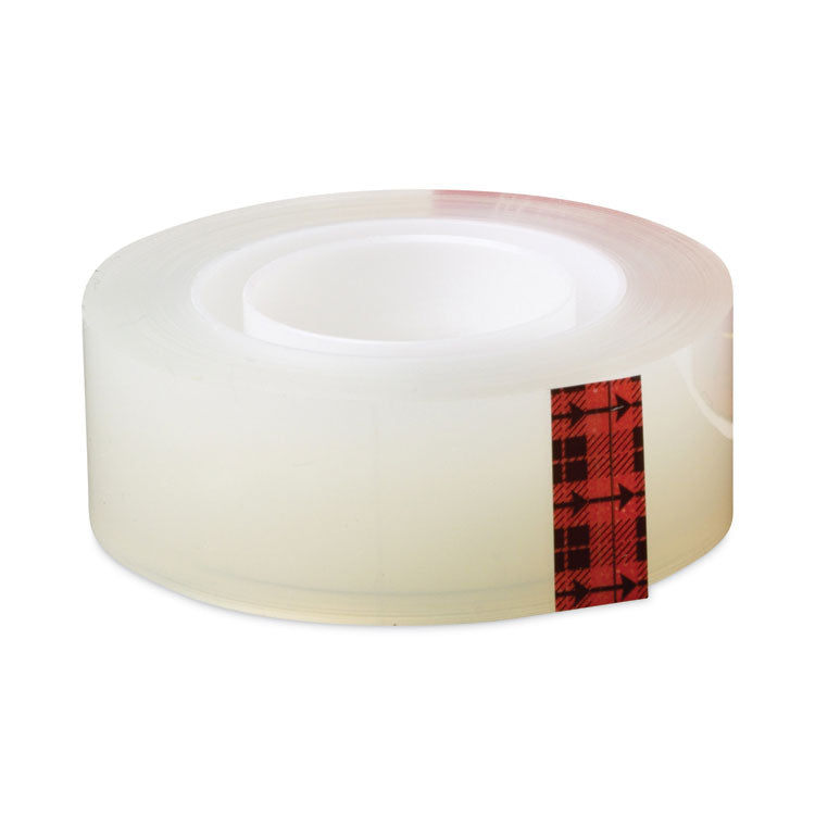 Scotch® Transparent Tape, 1" Core, 0.75" x 36 yds, Transparent (MMM600341296)
