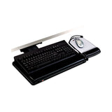3M™ Knob Adjust Keyboard Tray With Highly Adjustable Platform, Black (MMMAKT80LE)