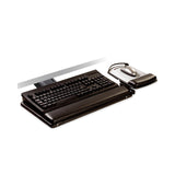 3M™ Sit/Stand Easy Adjust Keyboard Tray, Highly Adjustable Platform,, Black (MMMAKT180LE) Each