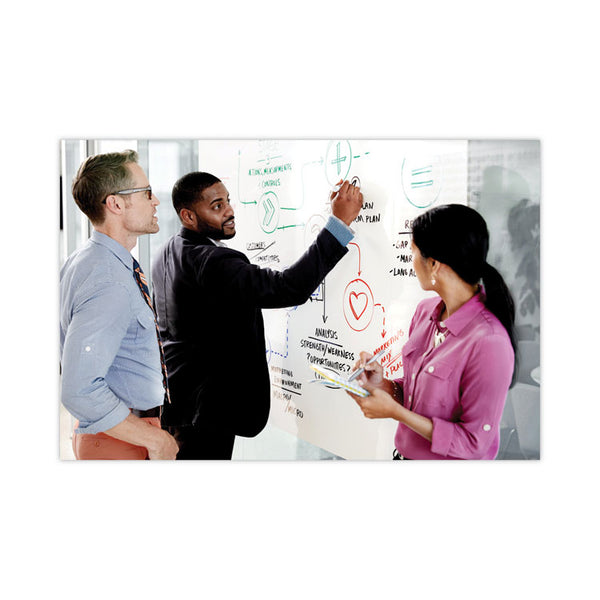 Post-it® Dry Erase Surface, 50 ft x 4 ft, White Surface (MMMDEF50X4)