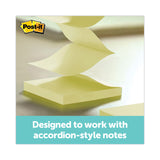 Post-it® Pop-up Notes Clear Top Pop-up Note Dispenser, For 3 x 3 Pads, Black, Includes 50-Sheet Pad of Canary Yellow Pop-up Pad (MMMDS330BK) Each