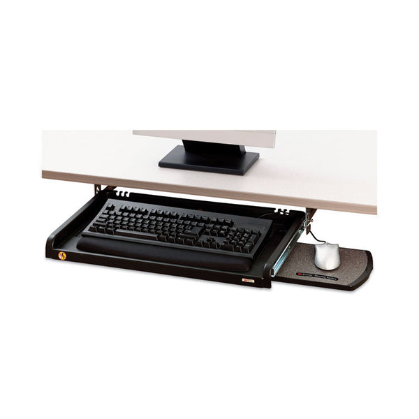 3M™ Under Desk Keyboard Drawer, 23w x 14d, Black (MMMKD45)