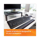3M™ Adjustable Monitor Stand, 16" x 12" x 1.75" to 5.5", Black, Supports 20 lbs (MMMMS85B)