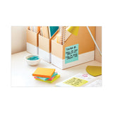 Post-it® Pop-up Notes Super Sticky Pop-up Notes Refill, Note Ruled, 4" x 4", Aqua Wave, 90 Sheets/Pad, 5 Pads/Pack (MMMR440WASS) Pack of 5