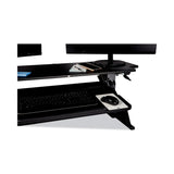 3M™ Precision Standing Desk, 42" x 23.2" x 6.2" to 20", Black (MMMSD70B) Each