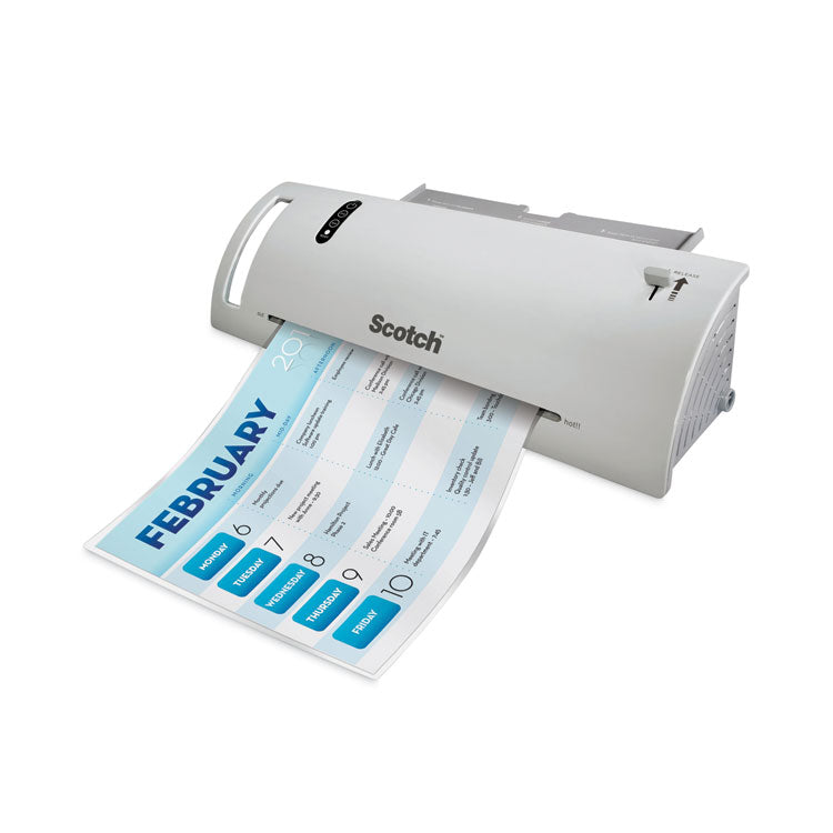 Scotch™ Laminating Pouches, 3 mil, 9" x 11.5", Gloss Clear, 50/Pack (MMMTP385450)