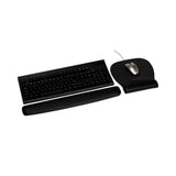 3M™ Antimicrobial Foam Keyboard Wrist Rest, 18 x 2.75, Black (MMMWR209MB)