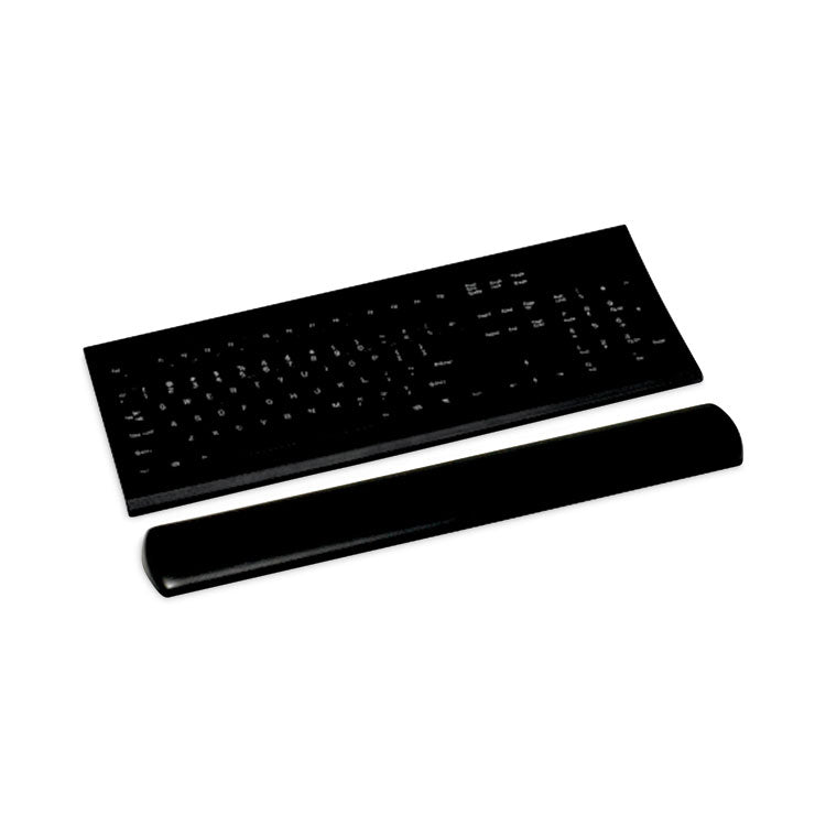 3M™ Antimicrobial Gel Large Keyboard Wrist Rest, 19 x 2.75, Black (MMMWR310LE)