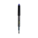 Pilot® Varsity Fountain Pen, Medium 1 mm, Purple Ink, Clear/Black/Purple Barrel (PIL90008)