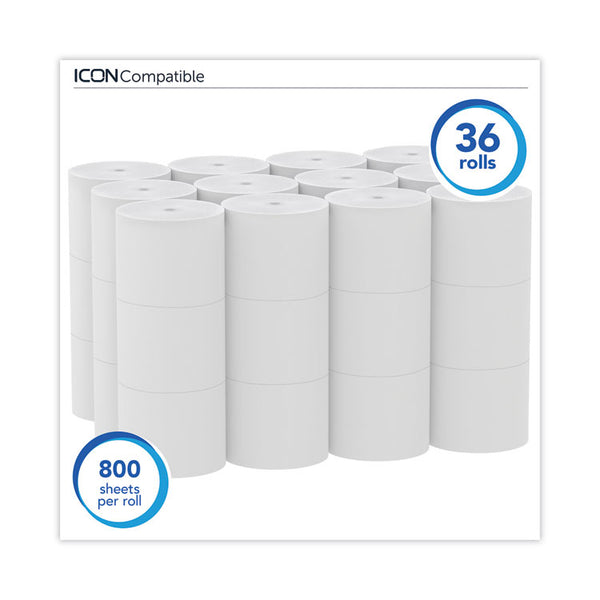 Scott® Essential Extra Soft Coreless Standard Roll Bath Tissue, Septic Safe, 2-Ply, White, 800 Sheets/Roll, 36 Rolls/Carton (KCC07001)