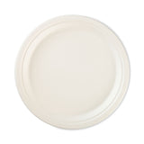Hefty® ECOSAVE Tableware, Plate, Bagasse, 10.13" dia, White, 16/Pack (RFPD71016PK)