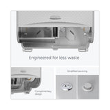 Kimberly-Clark Professional* ICON Coreless Standard Roll Toilet Paper Dispenser, 8.43 x 13 x 7.25, Silver Mosaic (KCC53698)