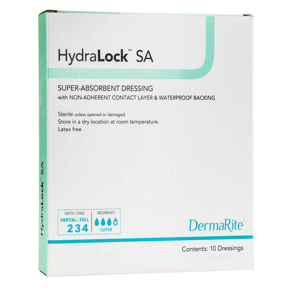 HydraLock™ SA Super Absorbent Dressing 3 X 3 Inch Square (949201_EA) 1/EA