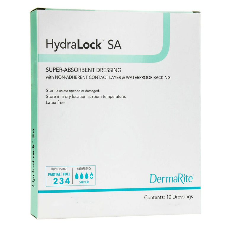 HydraLock™ SA Super Absorbent Dressing 3 X 3 Inch Square (949201_EA) 1/EA