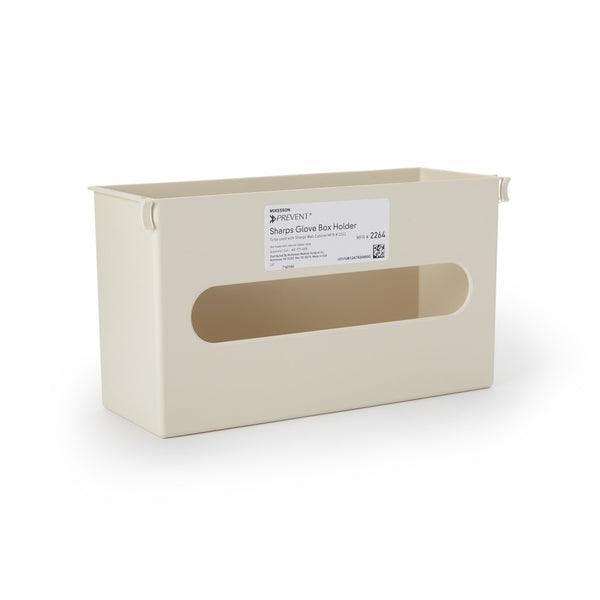 McKesson Prevent® Glove Box Holder Vertical Mounted 1-Box Capacity Putty 3-7/8 X 6-1/2 X 11 Inch Plastic (855129_EA) 1/EA