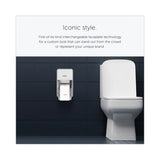Kimberly-Clark Professional* ICON Coreless Standard Roll Toilet Paper Dispenser, 7.18 x 13.37 x 7.06, White Mosaic (KCC58711)