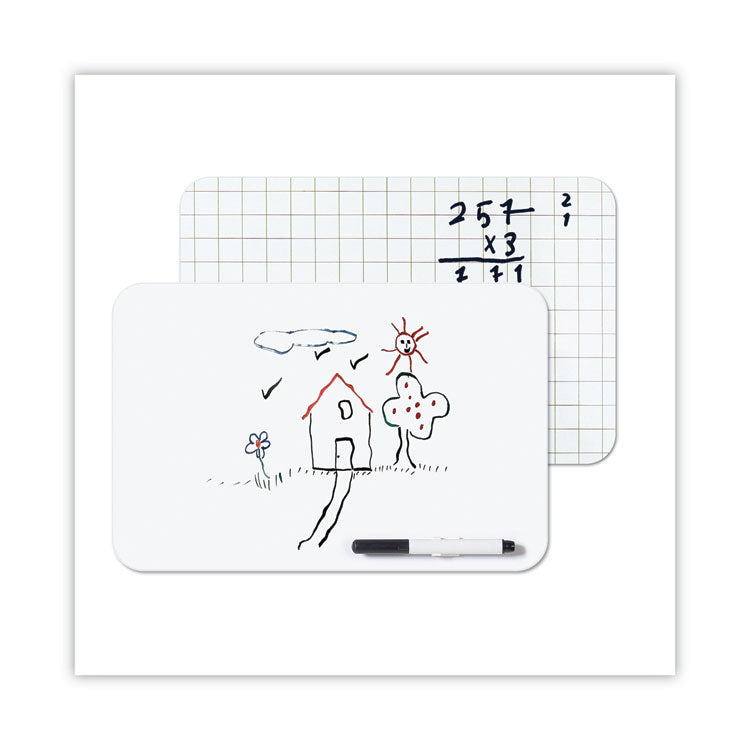 MasterVision® Dry Erase Lap Board, 11.88 x 8.25, White Surface (BVCMB8034397R) Each