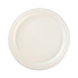 Hefty® ECOSAVE Tableware, Plate, Bagasse,  6.75" dia, White, 30/Pack (RFPD77300PK)